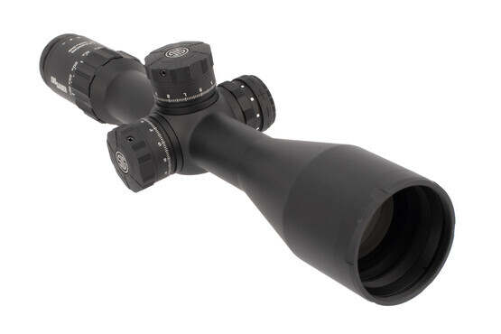 SIG Sauer TANGO6 5-30x56mm scope with DEV-L MOA reticle has a 34mm one-piece main tube offering confident target acquisition